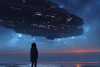 sci fi illustration and sci fi art