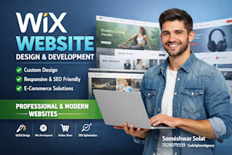 design wix website, wix business website or wix redesign