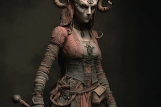 fantasy horror and fantasy horror character