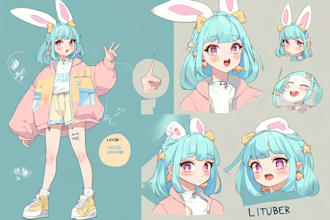 draw anime, manga or game characters