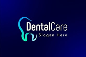 design a professional dental logo for your clinic