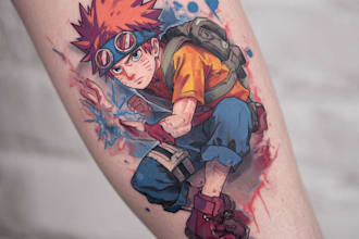 design you an anime tattoo
