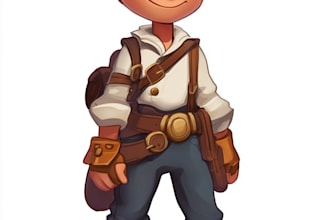 draw 2d game character or 2d game character