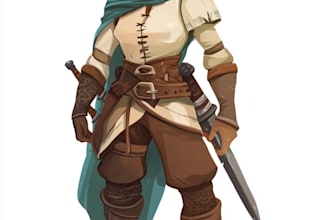 draw 2d game character or 2d character