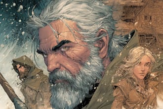 illustrate comic book scenes, superheroes, and stories