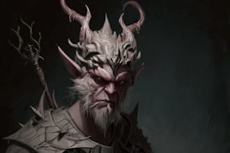 fantasy horror and fantasy horror character