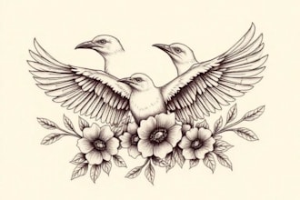 design a custom fine line minimal tattoo