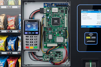 develop embedded mdb cashless system for vending and kiosk machines