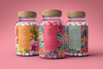 label, box or package design