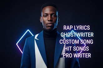 write and record a custom rap song with original lyrics and professional vocals