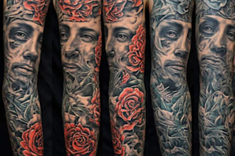 design professional creative tattoo design
