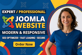 create, develop, or redesign joomla websites for business or ecommerce