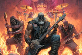design dark art album covers and metal band artwork