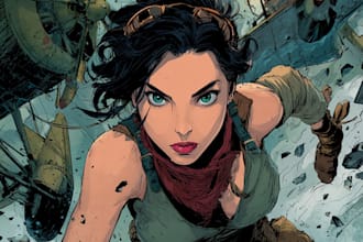 do a charcter of comic or design your comic character