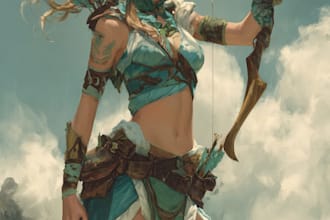 create fantasy character, monster, humanoid, dnd or similar