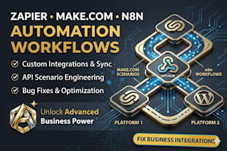 fix and setup API integrations for shopify, wix, wordpress, etsy, ebay