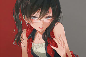 draw anime characters illustration