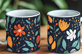 design awesome custom mug design