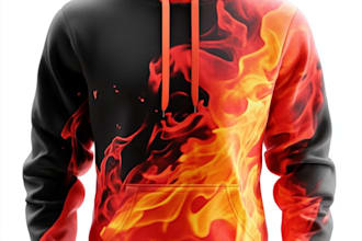 do cool collage streetwear hoodie design
