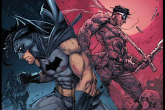 draw a custom cover art for your comic, book or podcast