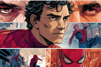 make a charcter of comic or design your comic character