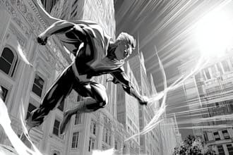 design a superhero comic for you
