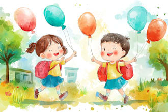 children story book illustration children story children
