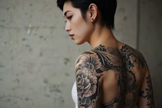 original tattoo designs and illustrations in japanese style