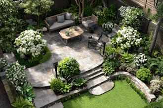 do backyard landscape design, patio, front yard design