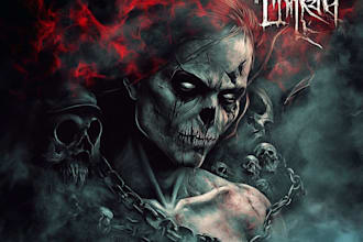 illustrate any kind of dark fantasy scary horror character