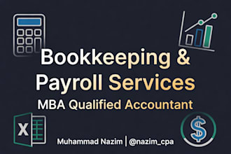 do bookkeeping, payroll and financial reporting for your business