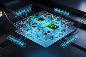 design professional pcb layout and schematic for electronics projects
