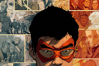 create epic superhero comic panels for your story
