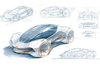make elegant and sketch your product idea