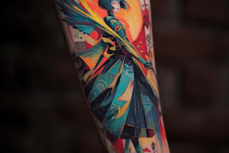 make cyber sigilism,tribal for tattoo or clothing design