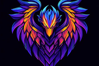 design a magical and unique fantasy logo
