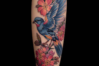 create a tattoo design of tattoo sleeve
