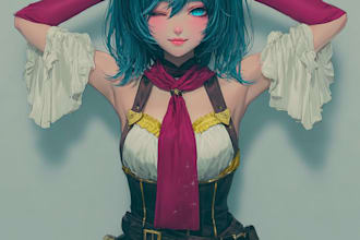 draw anime, manga or game characters