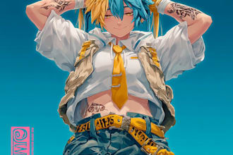 draw anime, manga or game characters
