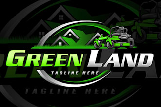do modern agriculture, landscaping, and farm logo