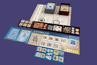 design custom playmat board game design map card game rulebook for tabletop game