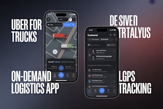 build uberlike truck booking mobile app with gps tracking
