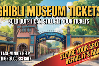 purchase studio ghibli museum and ghibli park tickets for fans