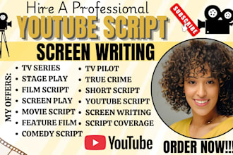 do movie script writing screenplay kid youtube channel movie recap comedy script
