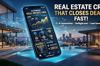 build real estate CRM ai agent text sms blast a2p xleads gohighlevel zoho ghl