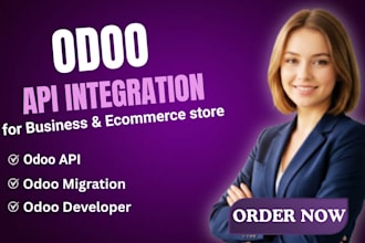 develop odoo API integration, custom modules and erp automation for business