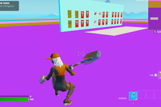 create fortnite uefn map, tycoon map, red vs blue, 1v1, box fight map,pakour map