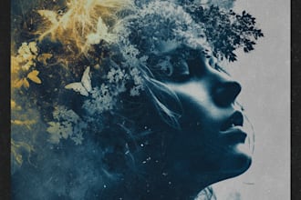 design stunning music cover art, album cover design