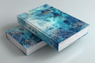 design a custom book cover for fiction or non fiction