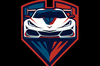 design a unique car logo for your brand